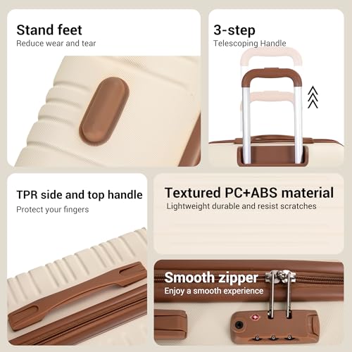 Image of 5-Piece Hardcase Luggage Sets 20 inch24 inch28 inch