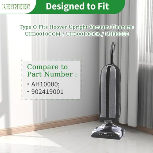 8-Pack-Type-Q-HEPA-Vacuum-Bags-Compatible-for-Hoover-Upright-UH30010COM-Vacuum-Cleaners-Replace-Part-AH10000-Part-902419001 8 Pack Type Q HEPA Vacuum Bags Compatible for Hoover Upright UH30010COM Vacuum Cleaners Replace Part AH10000 Part 902419001