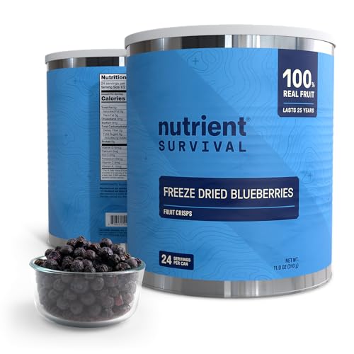 Freeze-Dried Blueberries - #10 Can | 25-Year Shelf Life | Emergency Food