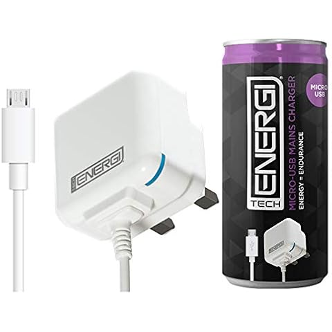 Tech Energi Micro USB Wall Charger with LED Cover