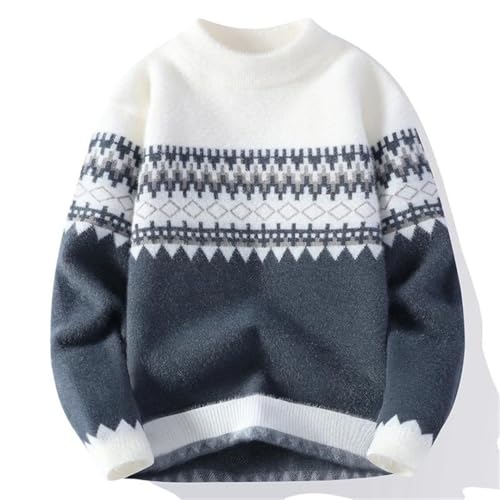 Men's Korean Style Thick Warm Sweater Fashionable Casual Comfortable Sweater2