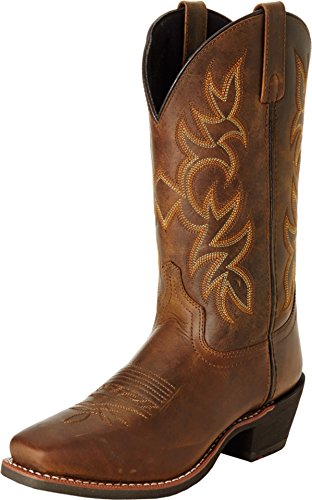 Image of Laredo Mens Breakout Square Toe Pull On Casual Boots Mid Calf - Brown