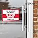 2pcs We Reserve The Right To Refuse Service Sign Stickers | Restaurant, Bottle Service, No Public Restroom, Business Signage - Bright Weatherproof Self Adhesive Decals