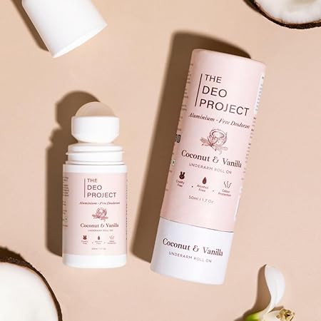 Image of Coconut & Vanilla Natural Underarm Roll On (Pack of 2)