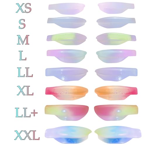 Lash Lift Shields LU Curl 8 Size Lifting Pads DIY Eyelash Lamination Katya Vinog Shield Shiny Perm Rods Make Eyes Natural Lifts Elastic Rod 100 Use Lami Perming Roller Beautiful Color - Image 3