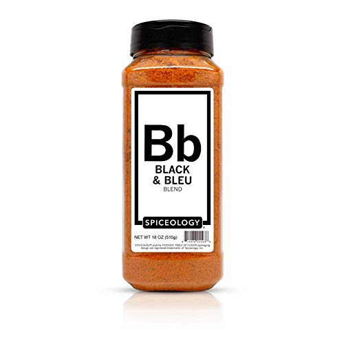 Spiceology - Black and Bleu - Cajun & Blue Cheese Spice Rub - Cajun Seasoning BBQ Rub - 18 ounces