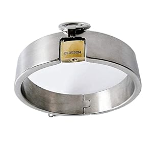 Madaenmj Roestvrijstalen Kraag Afsluitbare O-Ring Extra Grote Sex-Halsbanden/Chokers/Collars/Slave-Halsbanden, Fetish…