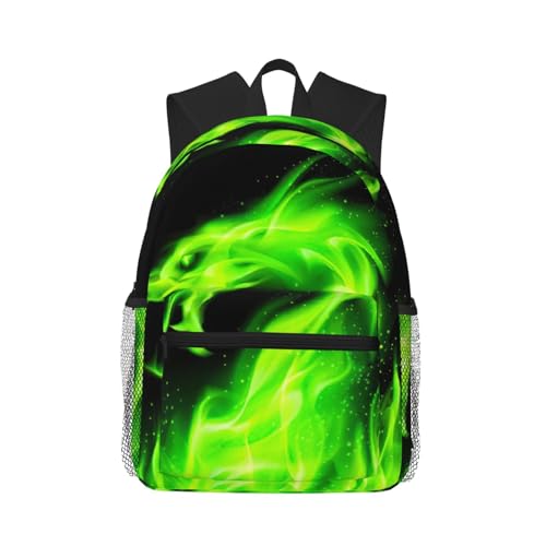 Sac à dos ordinateur 15,7 pouces EdWal noir à imprimé dragon
