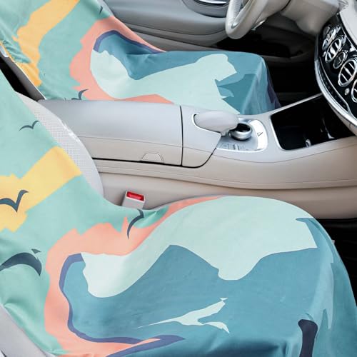 Image of Hahafelt 2 Pack Car Seat Towel Cover with Storage Bag, Sasquatch
