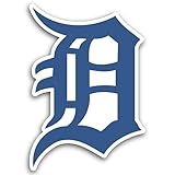 2 (Pieces) 3' and 5' Detr0it Tigers Logo Sticker, Waterproof Vinyl Decals for Many Purpose Like Cars, Trucks, Laptops, Phones, Windows and More