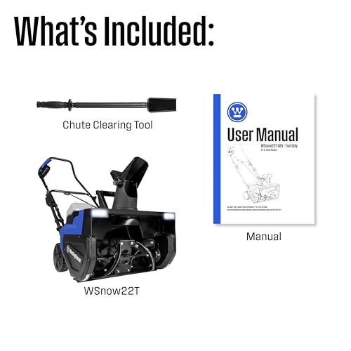 Image of Westinghouse WSnow22T 48V Cordless Snow Blower 22 Inch Tool, Steel Auger, Brushless Motor, 25ft Throwing Distance, Plows 840lbs /min, Compatible with Snow Joe Batteries (Battery & Charger Not Included)
