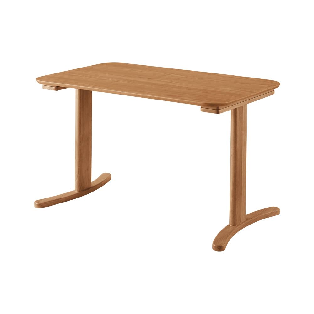 Amazon｜リコメン堂 高さ65cm ダイニングテーブル 110×70cm T字脚 天然