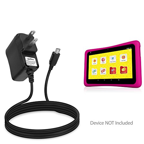 BoxWave Charger Compatible with Nabi Barbie Tablet - Wall Charger Direct (15W), Rapid Charge Your Device with Built-in 6ft Cable