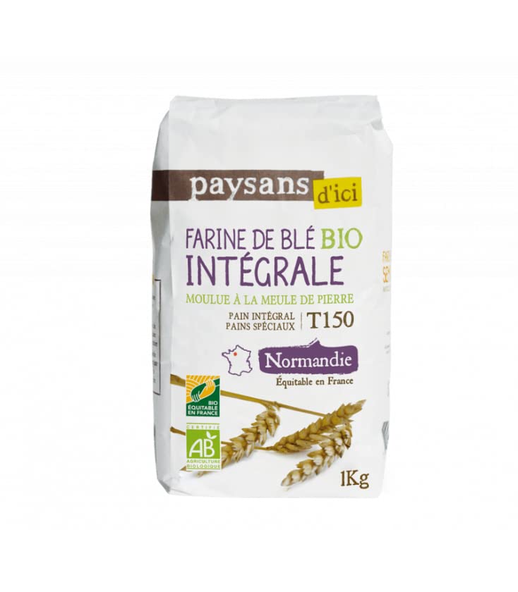 Farine de Blé Intégrale T150 bio & équitable
