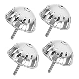 NUOBESTY 4 Tapones para Inodoro De Baño Tapón para Urinario Filtro De Desagüe De Acero Inoxidable Tapa De Urinario De Metal Colador De Drenaje De Acero Inoxidable Plateado