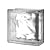 Quality Glass Block 8 x 8 x 4 Nubio End Block Glass Block