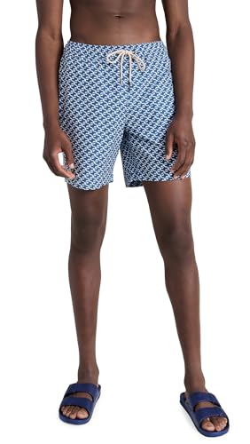 Navy Geo Bayberry Trunk by Fair Harbor