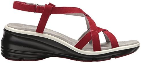 Jambu Women's Ginger Wedge Sandal, red, 6.5 Medium US | Image 5