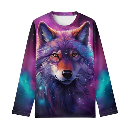 Upetstory Long Sleeve Shirt for Girls Boys Kids Size 3-16 Years Casual Tunic Top