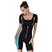 Cestbon Deportes Aptitud Mono Mujer Sauna Sudor Traje Neopreno Adelgazante Fajas Completo Cuerpo Moldeador Adecuado por Ejercicio Rutina De Ejercicio Gimnasio Disfraz,Negro,L