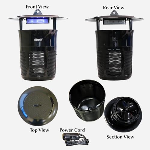 Image of Mosclean IS1 UV Mosquito Killer Machine for Home Indoor & Outdoor | Chemical-Free Mosquito Trap with UV LED & Suction Fan | Silent Operation |Energy Efficient 4W Mosquito Catcher (Black)