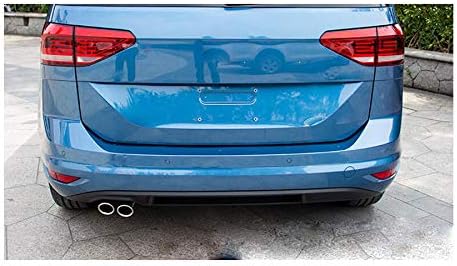 2pcs Silver Stainless Steel Exhaust Tail Rear Muffler Tip Tailpipe Trim compatible For VW Passat 2011 2012 2013 2014 2015 2016 2017 2018 2019 2020 2021 2022 2023 2024 2025