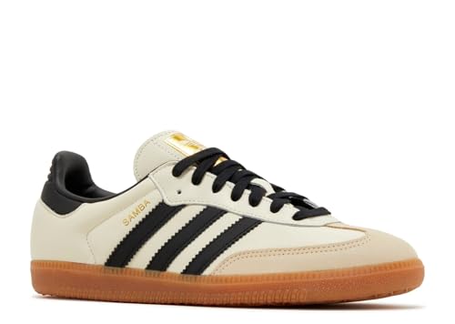 Image of adidas Samba Women's Shoes, Cream White /Core Black /Sand Strata, Size 8.5