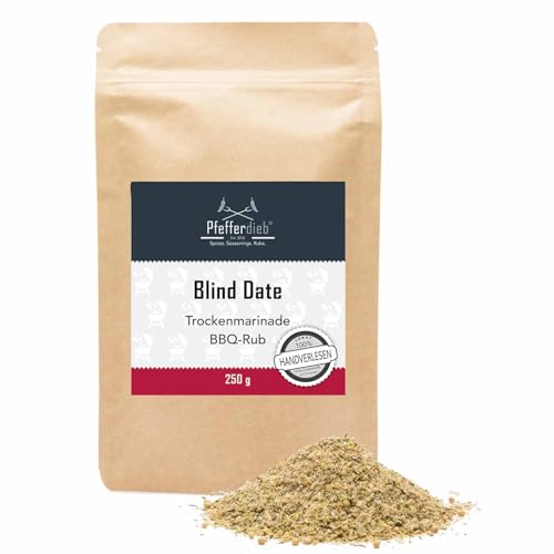 Blind Date BBQ Rub | Gourmet Grillgewürz Trockenmarinade | Premium Gewürzmischung für Schwein,...