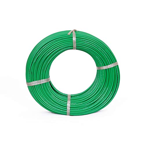Image of GVD PVC & FR Insulated 4.0mm Single Core Flexible Copper Wires and Cables for Domestic /Industrial Electric /Home Electric Wire / 90 Mtr /Electrical Wire (Green)
