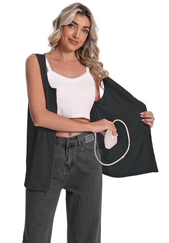 Mastectomy Top Tank with Drain Pockets Post Surgery Recovery Must Haves Clothing Comfy Sleeveless Shirts