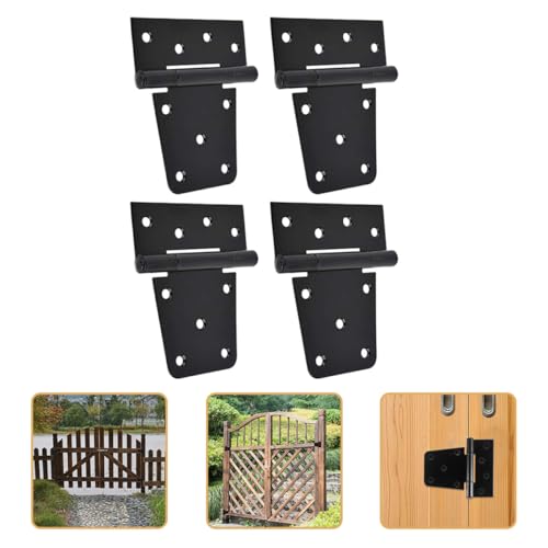 Charnières de porte de grange acier usage intensif, charnières de clôture robuste - 6