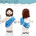 BOKUFLY Jesus Plush Doll Jesus Plushie Stuffed Toy Christian Stuff Religious for Kids Christening Easter 13