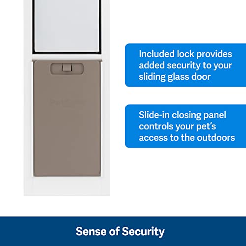 PetSafe 1-Piece Sliding Glass Pet Door for Canine & Cats – Adjustable Top 91 7/16″ to 96″- Giant-Tall, White, No-Minimize Set up, Aluminum Patio Panel Insert, Nice for Renters or Seasonal Set up PetSafe 1-Piece Sliding Glass Pet Door for Canine & Cats – Adjustable Top 91 7/16″ to 96″- Giant-Tall, White, No-Minimize Set up, Aluminum Patio Panel Insert, Nice for Renters or Seasonal Set up