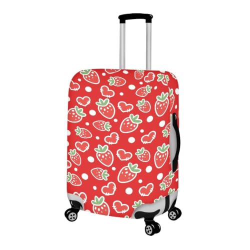 Housse valise XL rouge vert de qualité supérieure en élasthanne - 3