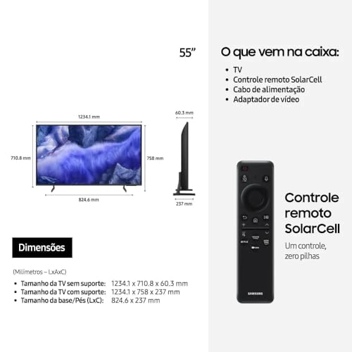 Samsung Combo Vision AI TV 55″ QLED Ultra 4K QEF1 + Samsung Vision AI TV 43″ QLED Ultra 4K QEF1