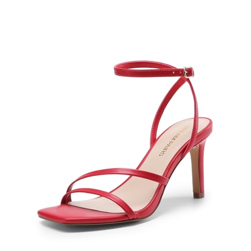 Image of DREAM PAIRS Women's Comfort Sexy Strappy Stiletto Heels