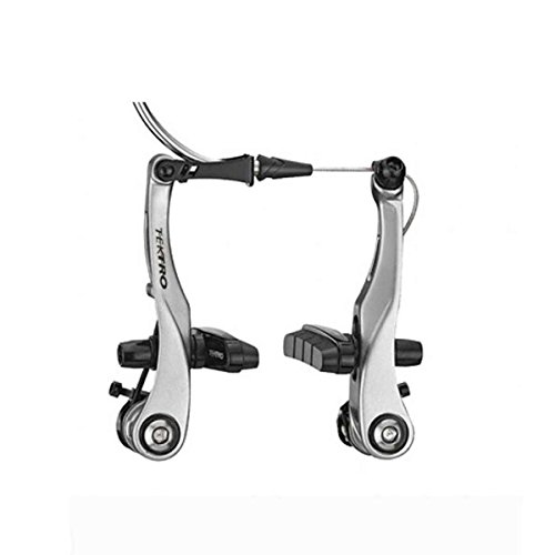 TEKTRO RX6 Mini V-Brake, Compatible with Road levers, for one Wheel, Silver, Black