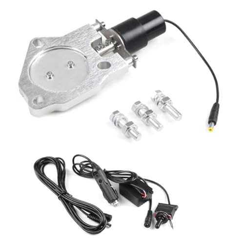Clapet d'échappement électrique 2.5'' 63mm universel avec interrupteur manuel