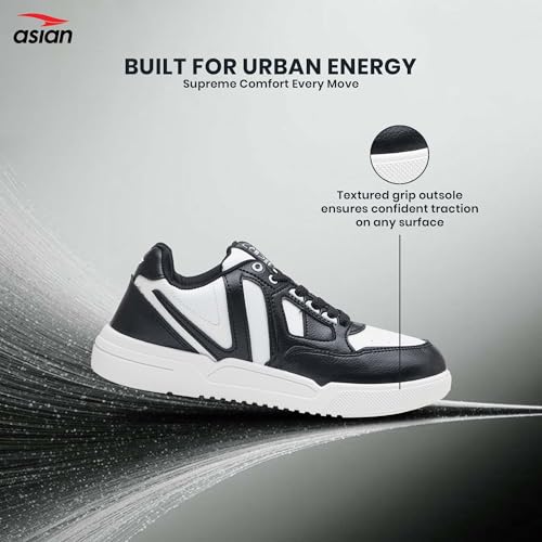 Image of ASIAN Cruzer-02 Men's Sneakers | Stylish Walking Sneakers for Boys & Men | Strong Grip, Comfort Sneakers | Lightweight, Durable Casual Shoes, Travel & College