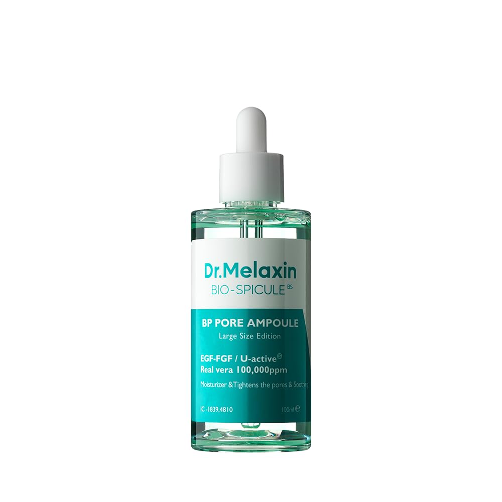 Dr.MelaxinBP Pore Ampoule 3.38 fl.oz | Bio spicule Pore Tightening, Cleansing, Energizing Stimulation, Pore Minimizer, 100ml