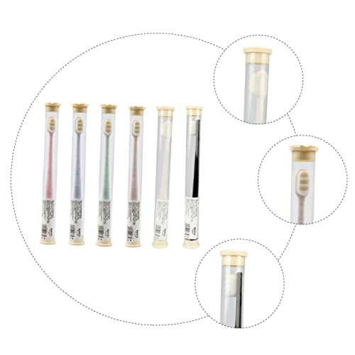 LOORGVEL 6 Stück Erwachsenen Zahnbürsten mit Extra Weichen Borsten Ergonomisches Design für Sanfte Zahnfleischpflege Gründliche Reinigung Frei von Zahnschmelzschädigung Umweltfreundlich – Bild 5