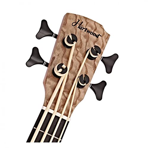 Hartwood Sonata Electric Bass Ukulele – Saule frisé - Les Beatles, Paul McCartney, John Lennon, RIngo Starr, George Harrison Hartwood Sonata Electric Bass Ukulele - Saule frisé – Image 7