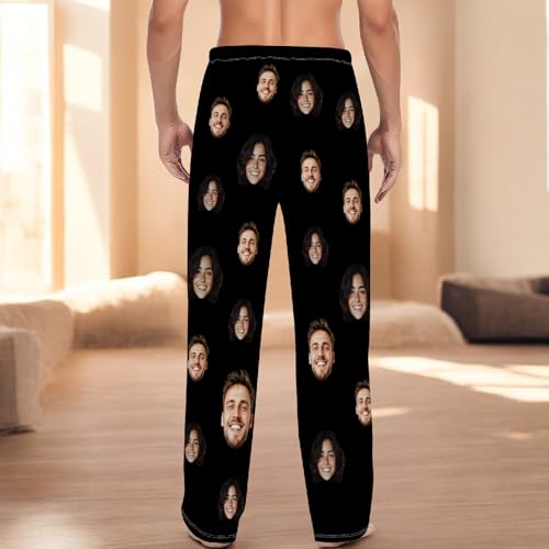 Personalized Pajamas Pants For Men Custom Pajama Bottoms Pants Customized Pj Pants With Face Photo Text Funny Gifts3