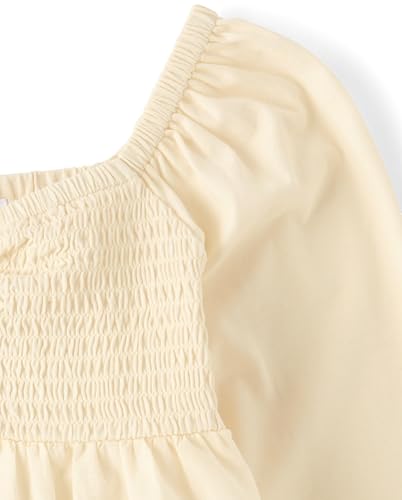 Image of The Children's Place Girls' Long Sleeve Smocked Peplum Top