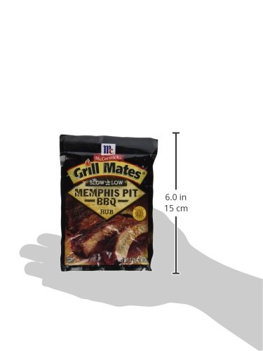 Miniatura 3 de McCormick Grill Mates Slow & Low Memphis BBQ Rub, 2.25 onzas (paquete - 4)