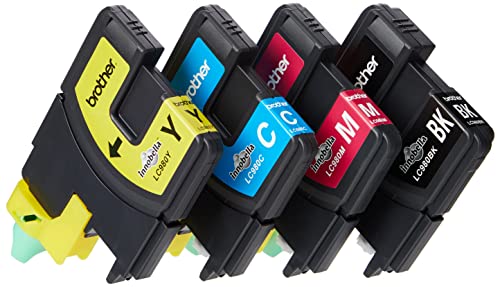 Brother LC980 Tintenpatrone, Multipack, schwarz/cyan/magenta/gelb – Ansicht 3