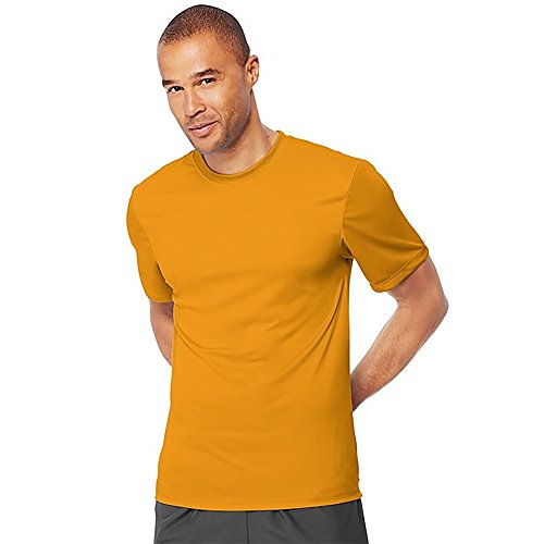 T-Shirt Cool Dri Tagless anti-irritation homme couleur or Large