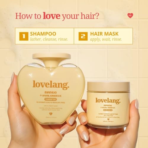 Image of Mango + Hyaluronic Intense Hydration Shampoo with Mask Combo | Deep Hydration & Frizz Control | for Dry, Frizzy Hair | 230ml + 120ml | All Hair Types