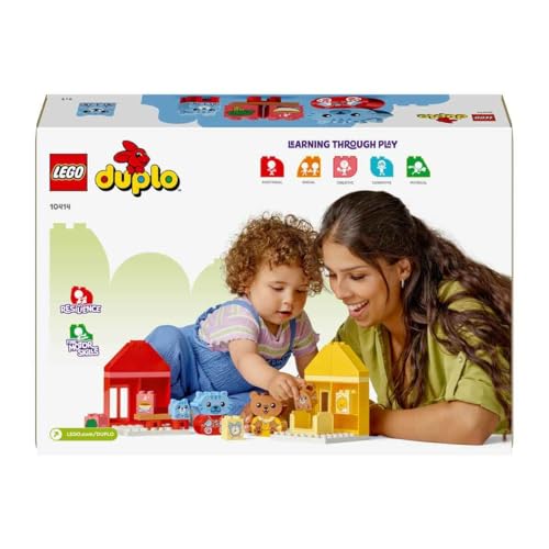 LEGO DUPLO İlk Günlük Rutinlerim: Yemek ve Uyku Zamanı 10414-1 Buçuk Yaş ve Üzeri Çocuklar için Eğit