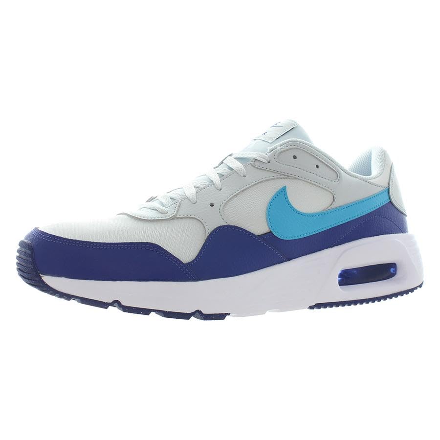 Image of Nike Air Max Sc Mens Shoes Size 8.5, Color: Pure Platinum /Core Blue /Flash White-White